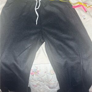 Women's Black Drawstring Joggers - Comfortable Everyday Fit